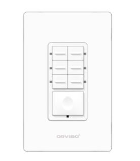 Botonera de 7 Escenas Inteligente ZIGBEE Orvibo T10S7ZW-1UO