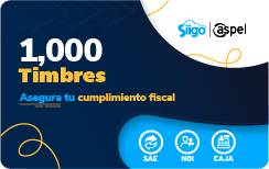 Timbres Fiscales ASPEL PAQUETE DE 1000 TIMBRES FACTE/1000