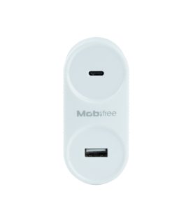 Cargador Mobifree Cargador de pared USB y Tipo C MB-923354