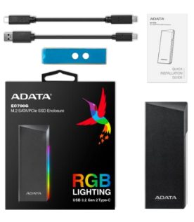Gabinete de Unidad de Estado Solido ADATA AEC700GU32G2-CGY
