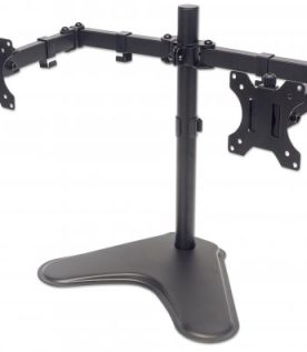 Soporte para dos monitores MANHATTAN Movimiento con brazos de doble articulación 461559