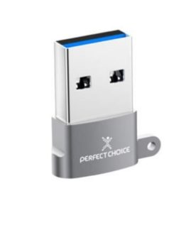 Mini Adaptador de USB A a USB C PERFECT CHOICE PC-101253