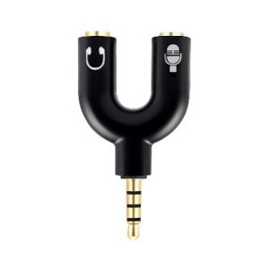 Adaptador Stereo 3.5 mm Macho a Dual 3.5 mm H BROBOTIX 181802-2