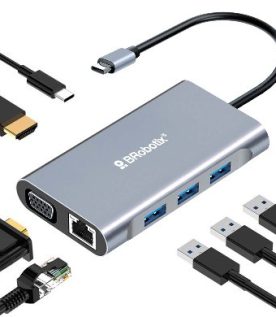 Docking 7 EN 1: USB V3.0 tipo C a USB V3.0 BROBOTIX 6001202