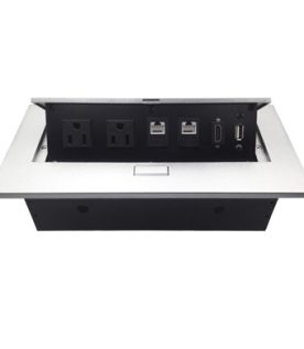 CAJA PARA MESA: HDMI, USB, RJ45 CAT6 BROBOTIX 171224