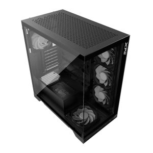 Gabinete gamer XPG INVADER X INVADERXMT-BKCWW