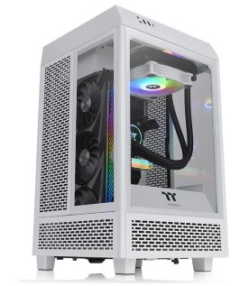Gabinete THERMALTAKE The Tower 100 Snow Mini Chassis CA-1R3-00S6WN-00