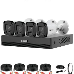 Kit de videovigilancia SAXXON KIT/XVR1E04-I/4-B20P-
