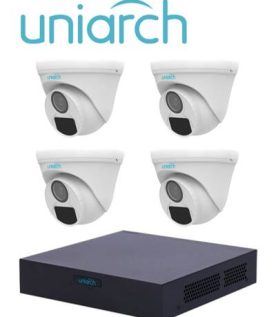 Kit de videovigilancia UNIARCH XVR301-04F/4*UAC-T112-F28
