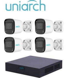 Kit de videovigilancia UNIARCH XVR301-04F/4*UAC-B112-F28