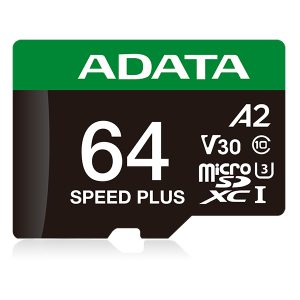 Micro Secure Digital ADATA SPEED PLUS UD64GUI3V30A2SP-RA1