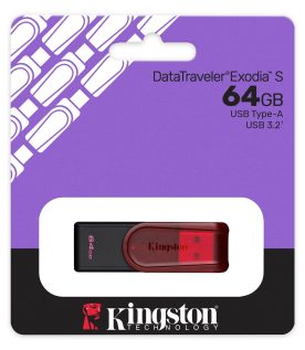 Memoria USB Kingston Technology DATATRAVELER EXODIA S KC-U3C64-7TR