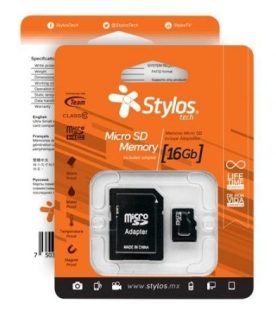 Memoria Micro SD Stylos STMS161B