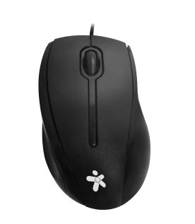 Mouse Alámbrico Negro Stylos STPMOA7B