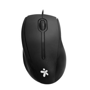 Mouse Alámbrico Negro Stylos STPMOA7B