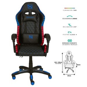 silla gaming NECNON NSG-RGB-1 NBSGR122RG