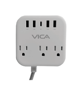 Centro Multicontactos VICA SUP USB 7P