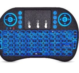 Teclado Mini Inalámbrico, Recargable, Ilumina BROBOTIX 963814